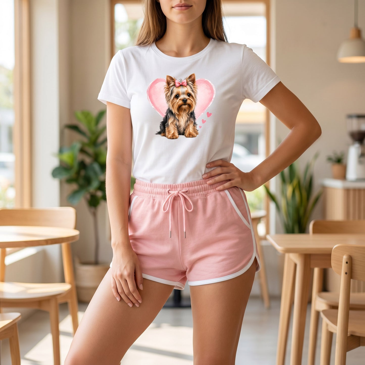 Pink Yorkie - Lifestyle
