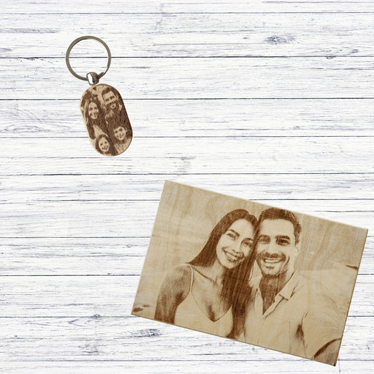 Гравирана Картина + Ключодържател