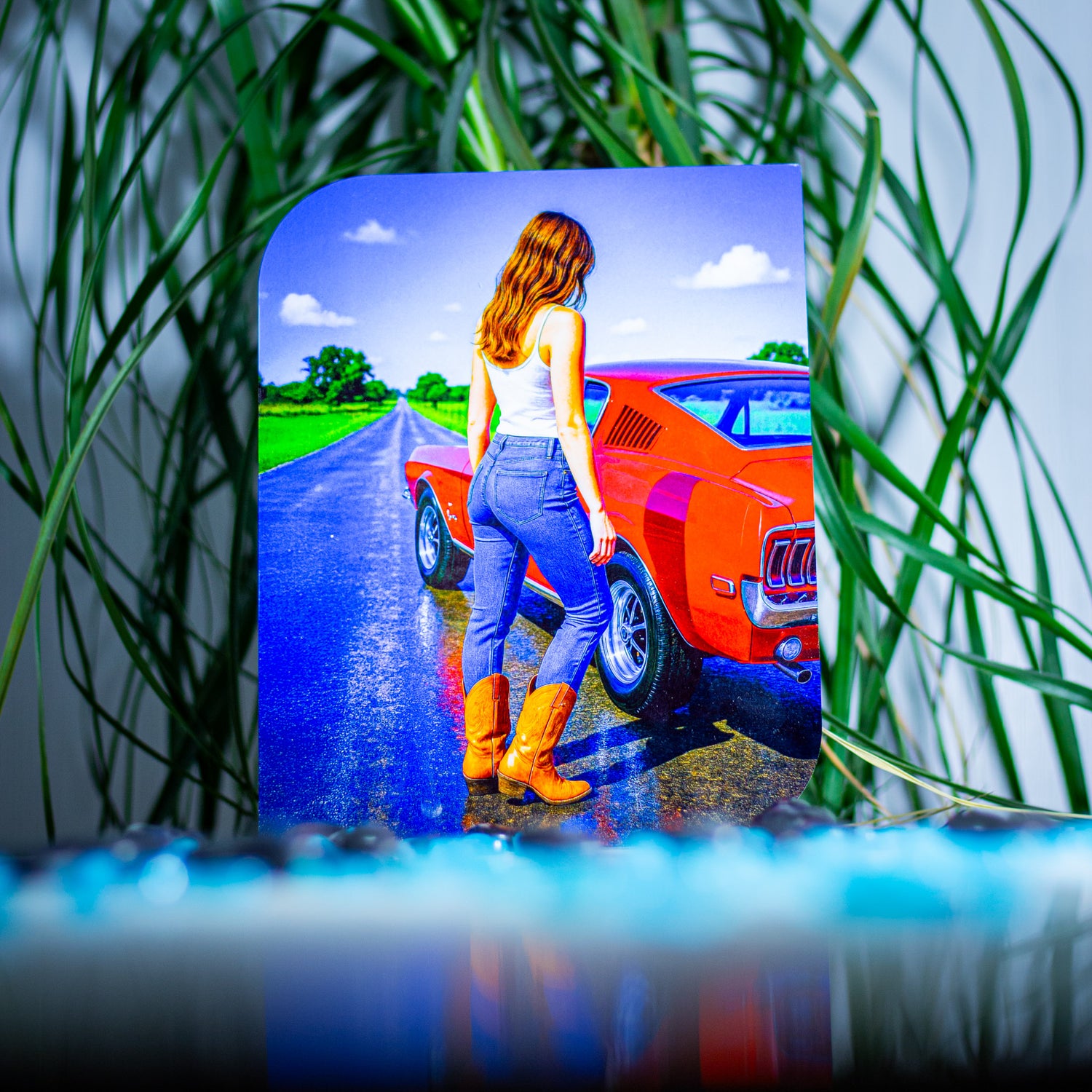 Цветна снимка върху Chromaluxe алуминиев фото панел – персонализиран панел с ярки цветове, гланцов финиш и модерен дизайн