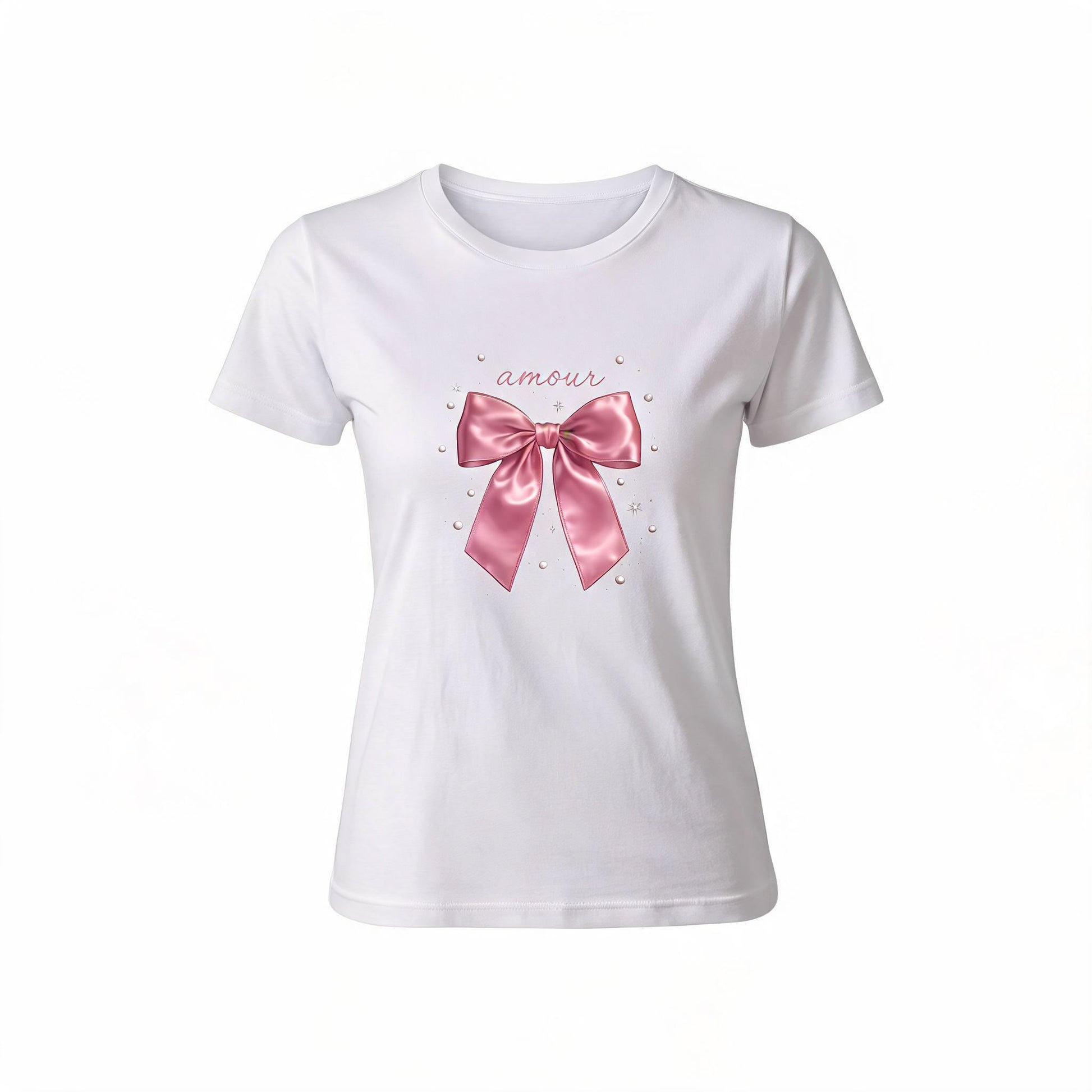 Amour Ribbon - White Background
