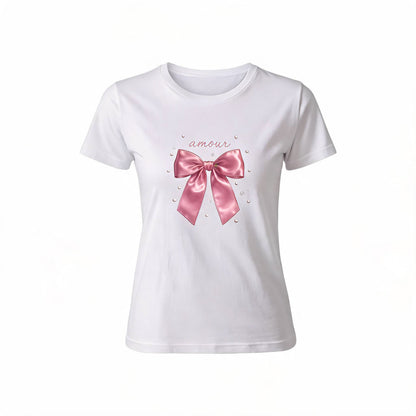 Amour Ribbon - White Background