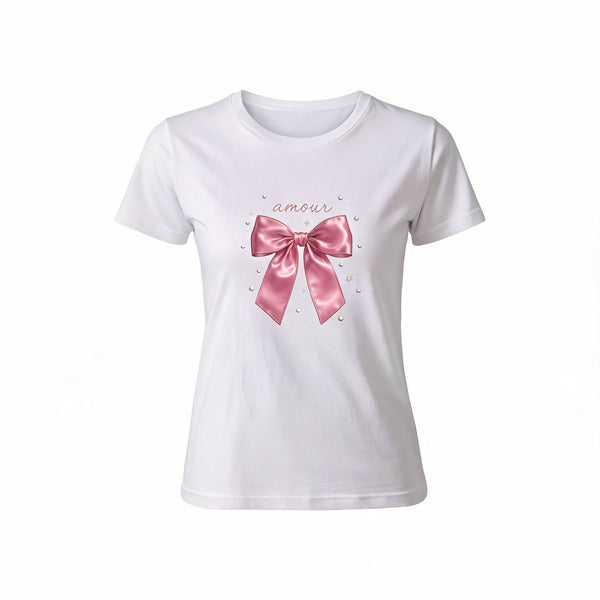 Amour Ribbon - White Background