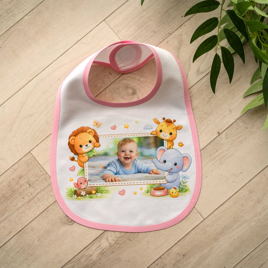 Персонализиран бебешки лигавник със снимка