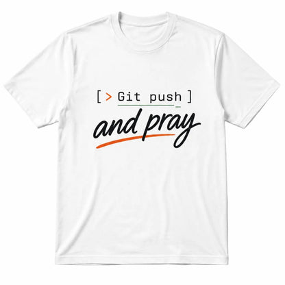 git push and pray - man