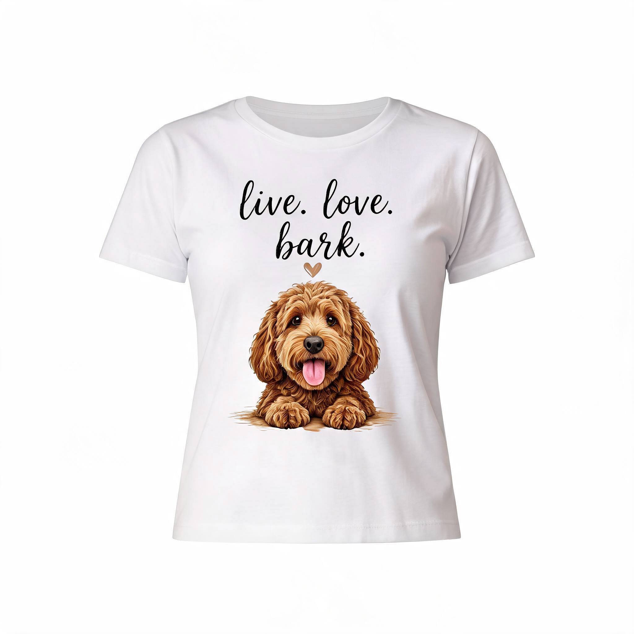 Live Love Bark - White Background