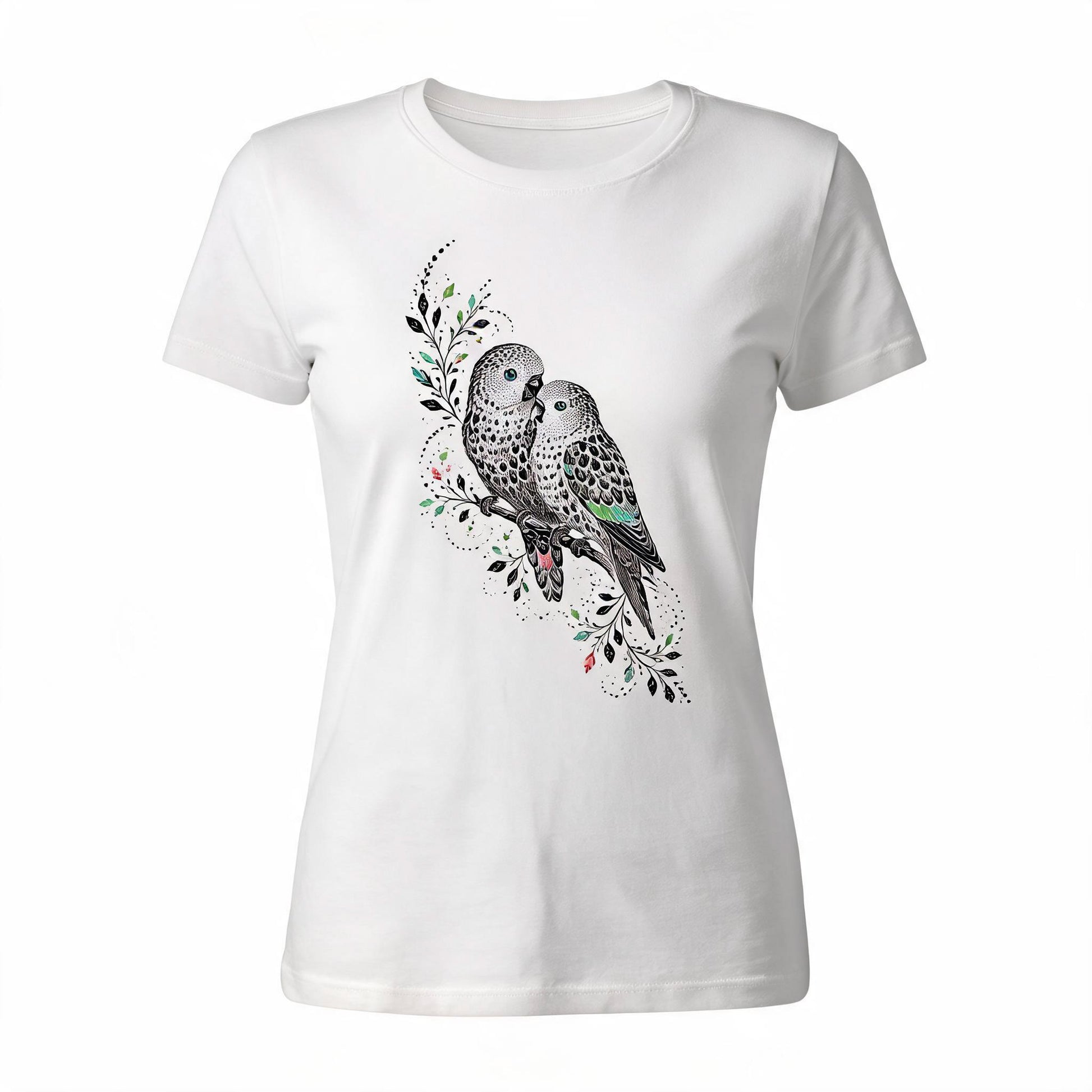 Parrot Love - White Background