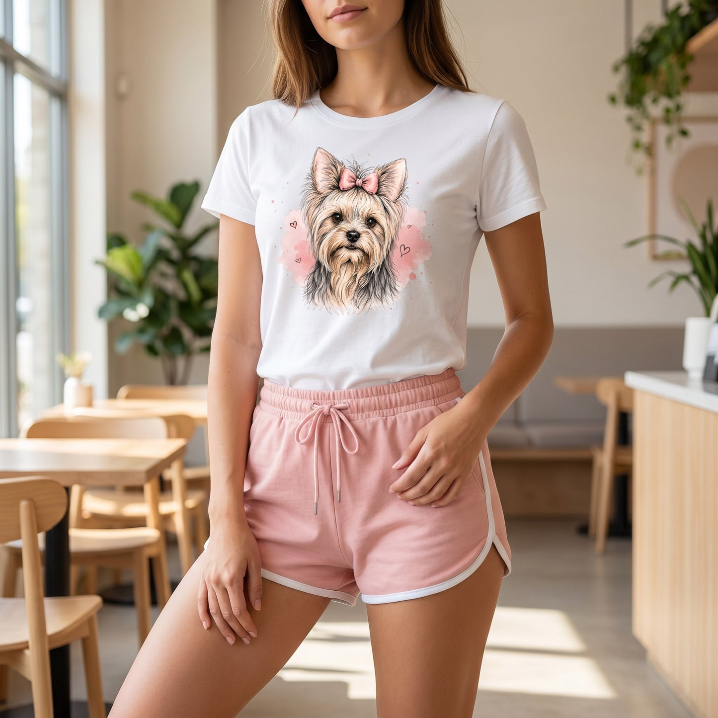 Yorkie Drawing - Lifestyle